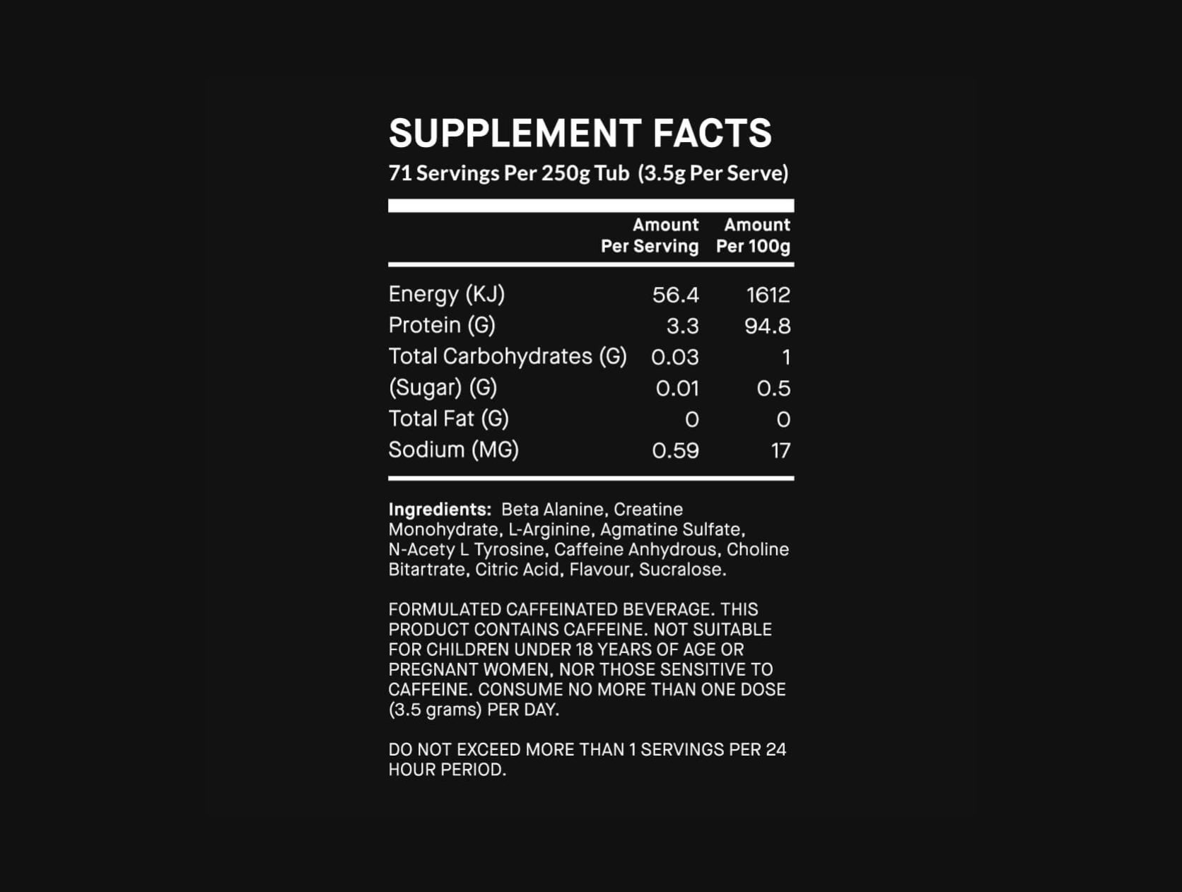 'HYPE' (Preworkout)