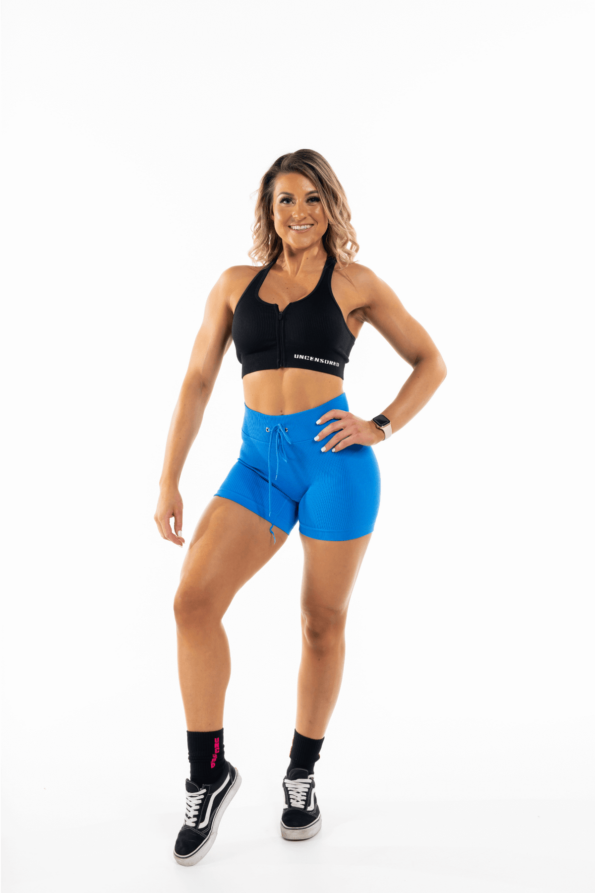 Uncensored Ribbed Zip Top